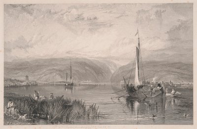 De Rijn - Neuwied en Weissenthurm door Robert Brandard