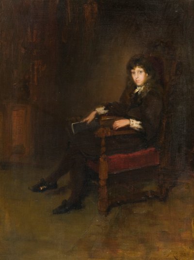 Portret van Mary Dallas-Ross door Robert Brough