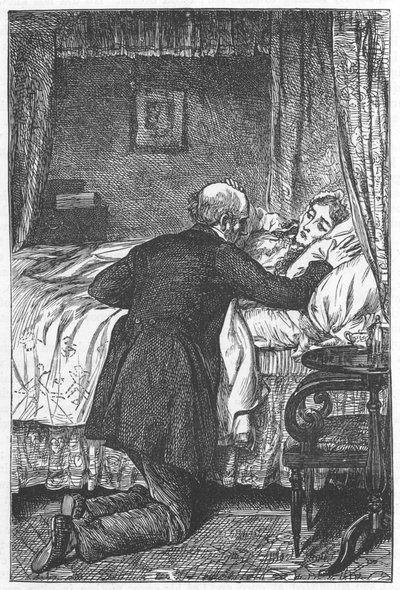 Scène uit Scenes of Clerical Life door George Eliot, 1883 door Robert Brown