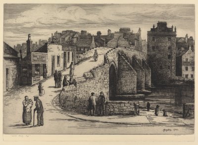 Auld Brig, Ayr door Robert Bryden