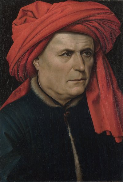 Portret van een man, ca. 1435 door Robert Campin