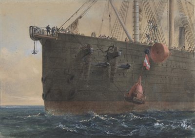 In de Boeg van de Great Eastern: De Kabel Gebroken en Verloren, Voorbereiding om te Grijpen door Robert Charles Dudley