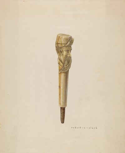 Stokkop of Handvat door Robert Clark