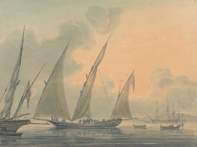 Scheepvaart in de Middellandse Zee door Robert Cleveley