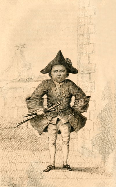 Ridder Desseasau, Opmerkelijk om zijn IJdelheid, 1821 door Robert Cooper