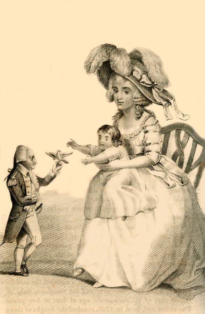 Graaf Joseph Boruwlaski, de beroemde Poolse dwerg, 1822 door Robert Cooper