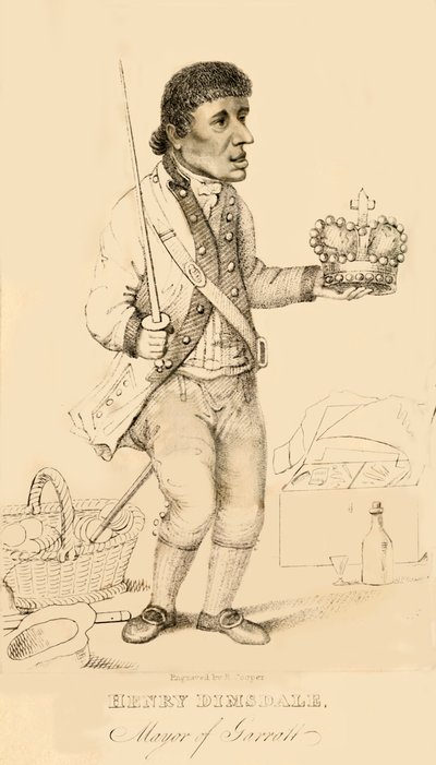 Henry Dimsdale, burgemeester van Garratt, 1821 door Robert Cooper