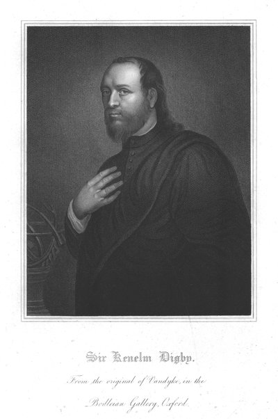 Sir Kenelm Digby, c1815-1820 door Robert Cooper