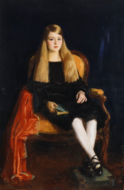 Portret van Marcia Anne M. Tucker, 1926 door Robert Cozad Henri