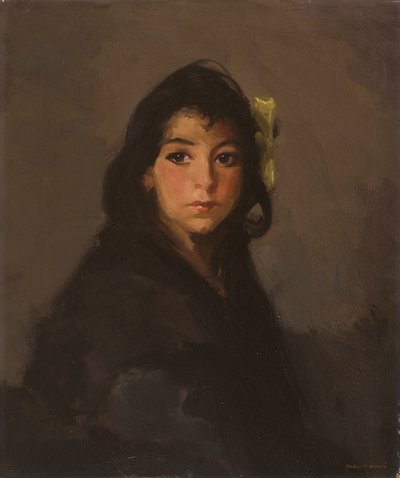 Het Zigeunermeisje, 1912 door Robert Cozad Henri