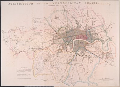 Rechtsgebied van de Metropolitan Police door Robert Dawson