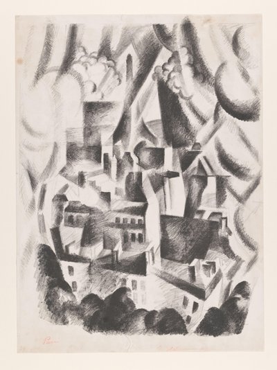 Parijs door Robert  Delaunay