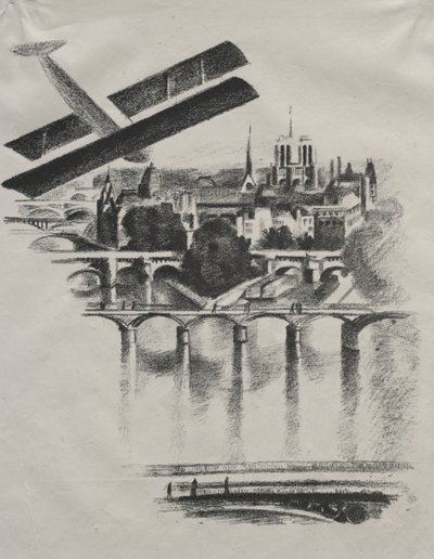 Allo Parijs: De Bruggen van Parijs en Notre-Dame door Robert Delaunay