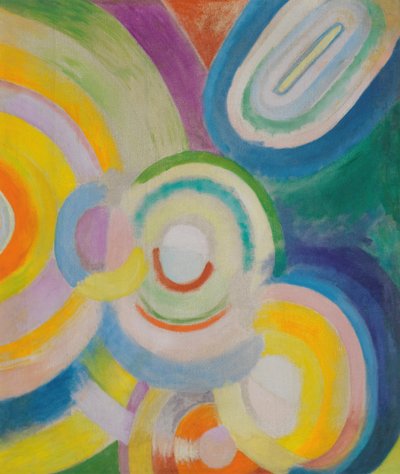 Gekleurde schijven door Robert Delaunay