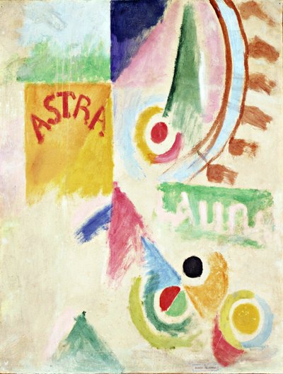 Voetbal. Cardiff Team door Robert Delaunay