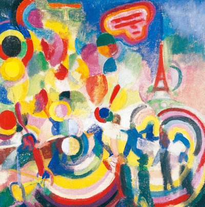 Hulde aan Bleriot door Robert Delaunay