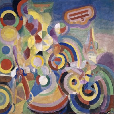 Hulde aan Blériot door Robert Delaunay