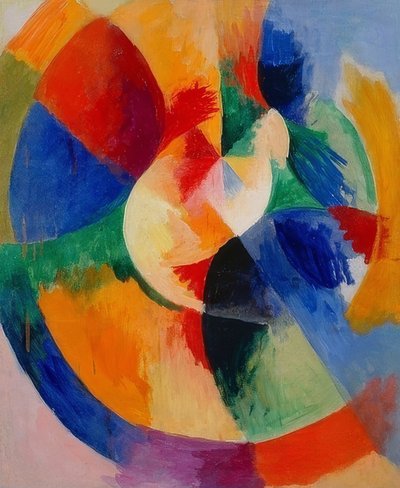 Cirkelvormen, zon. 1912/13 door Robert Delaunay