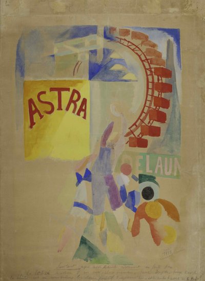 Het team van Cardiff, 1912-1913 door Robert Delaunay