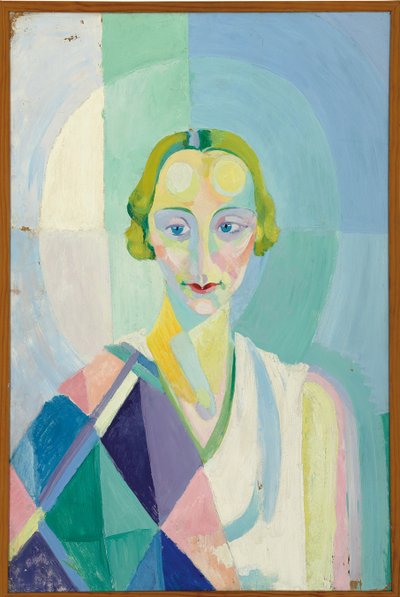 Portret van Madame Heim door Robert Delaunay