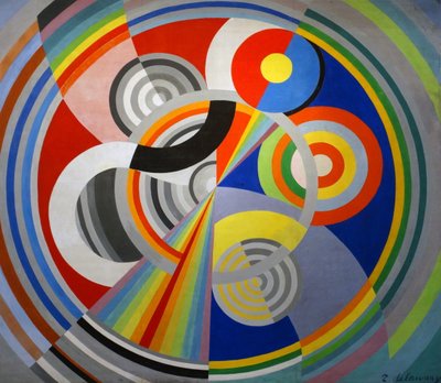Rythme No 1, decoratie voor de Salon des Tuileries door Robert Delaunay