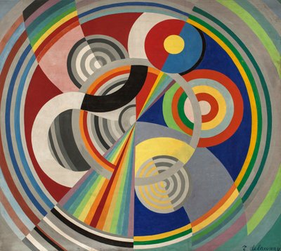 Rythme n°1, decoratie voor de Salon des Tuileries door Robert Delaunay