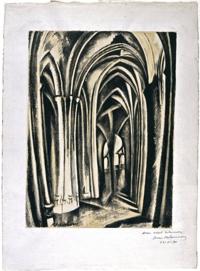 Saint Séverin door Robert Delaunay
