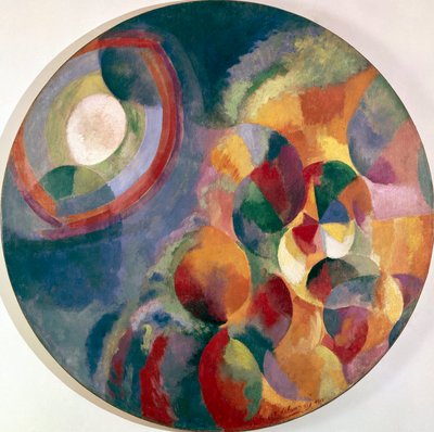 Simultane Contrasten: Zon en Maan door Robert Delaunay