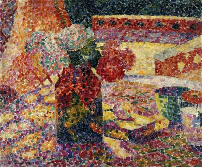 Stilleven met bloemenvaas, c.1907 door Robert Delaunay