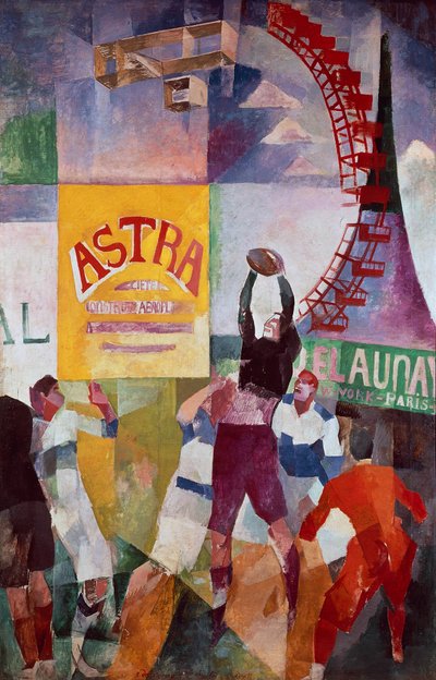 Het Cardiff Team door Robert Delaunay