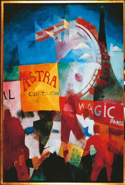 Het Cardiff Team door Robert Delaunay