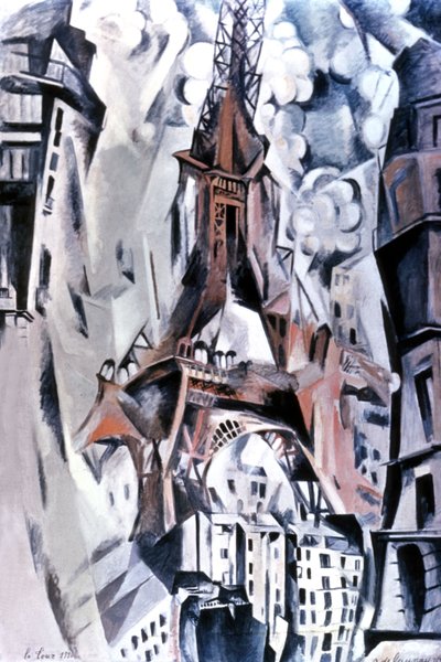 de Eiffeltoren door Robert Delaunay