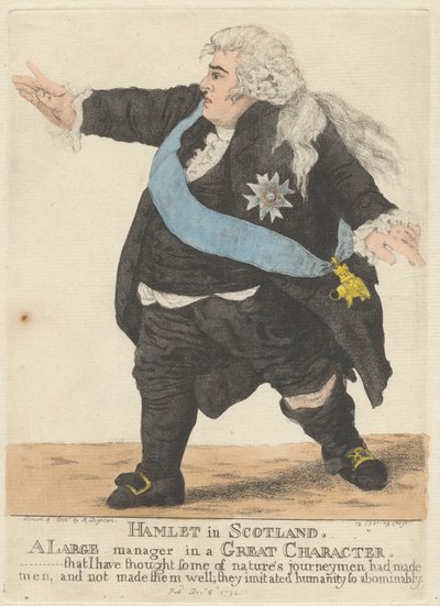 Hamlet in Schotland door Robert Dighton