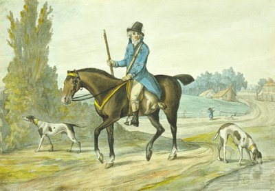 De terugkeer van de veldsporten door Robert Dighton