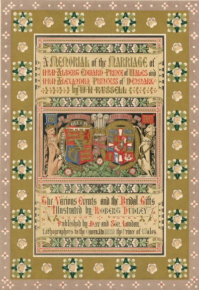 Titelpagina (chromolitho) door Robert Dudley