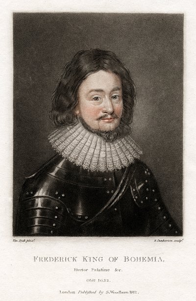 Frederik V 1596-1632 de Winterkoning, 1812 door Robert Dunkarton
