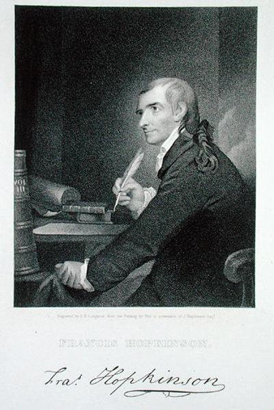 Francis Hopkinson (1738-91) gegraveerd door James Barton Longacre (1794-1869) door Robert Edge (after) Pine