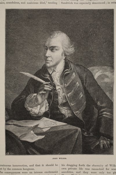 John Wilkes, illustratie uit 