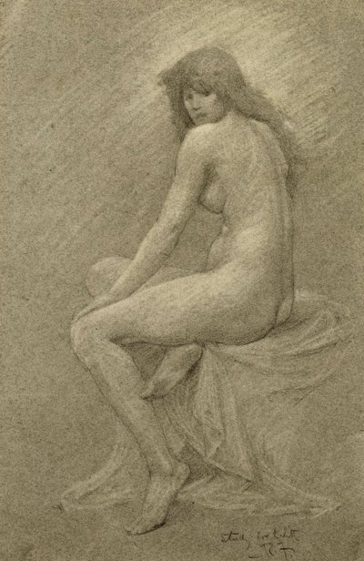 Studie voor Lilith, c.1900 door Robert Fowler
