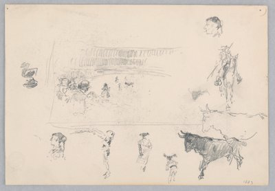 Stierengevecht, Spanje door Robert Frederick Blum