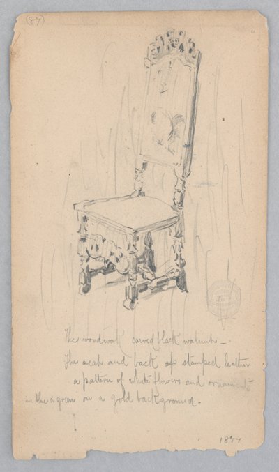 Stoel door Robert Frederick Blum
