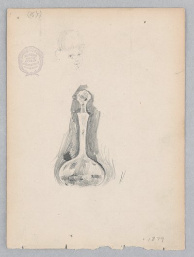 Glazen fles door Robert Frederick Blum