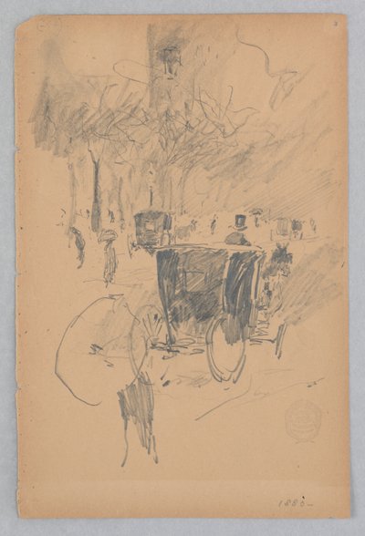 Paard en Koets door Robert Frederick Blum