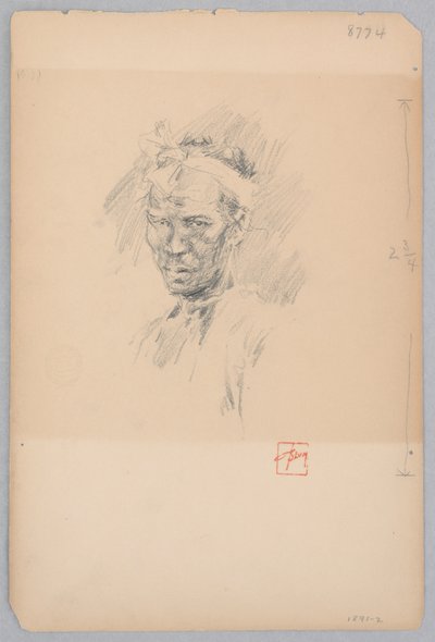 Japanse man door Robert Frederick Blum