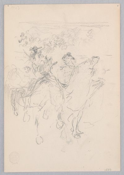 Mannen te Paard door Robert Frederick Blum