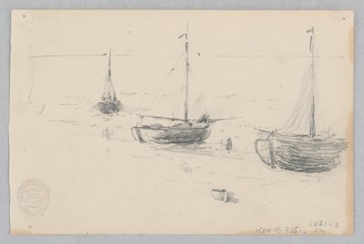 Zeilboten door Robert Frederick Blum