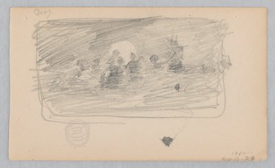Zeegezicht door Robert Frederick Blum