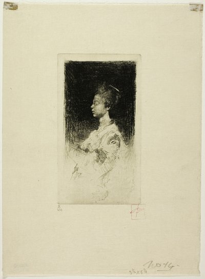 Klein hoofd door Robert Frederick Blum