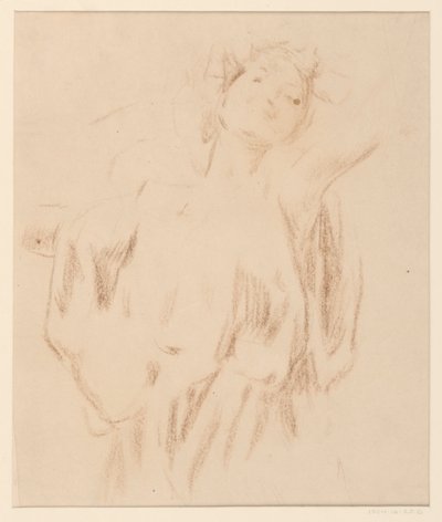 Studie voor een vrouw, "Vintage Festival," Mendelssohn Glee Club, New York, NY door Robert Frederick Blum