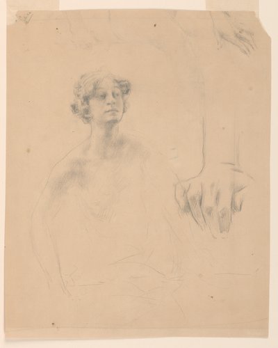 Studie voor vrouw, “Vintage Festival,” Mendelssohn Glee Club, New York, NY door Robert Frederick Blum